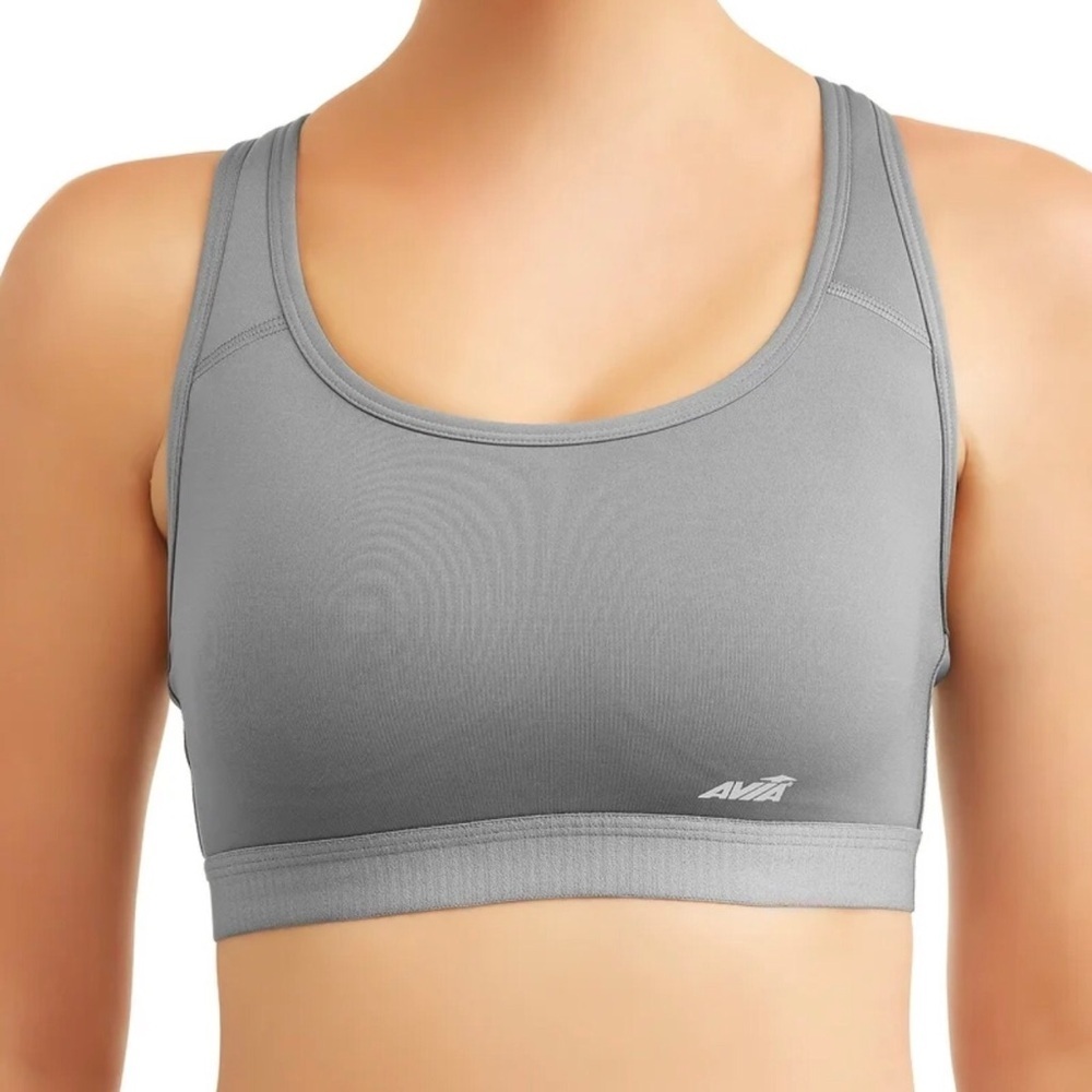 Avia Women's Sports Bra Strappy Compression Medium Support Size-L NWT